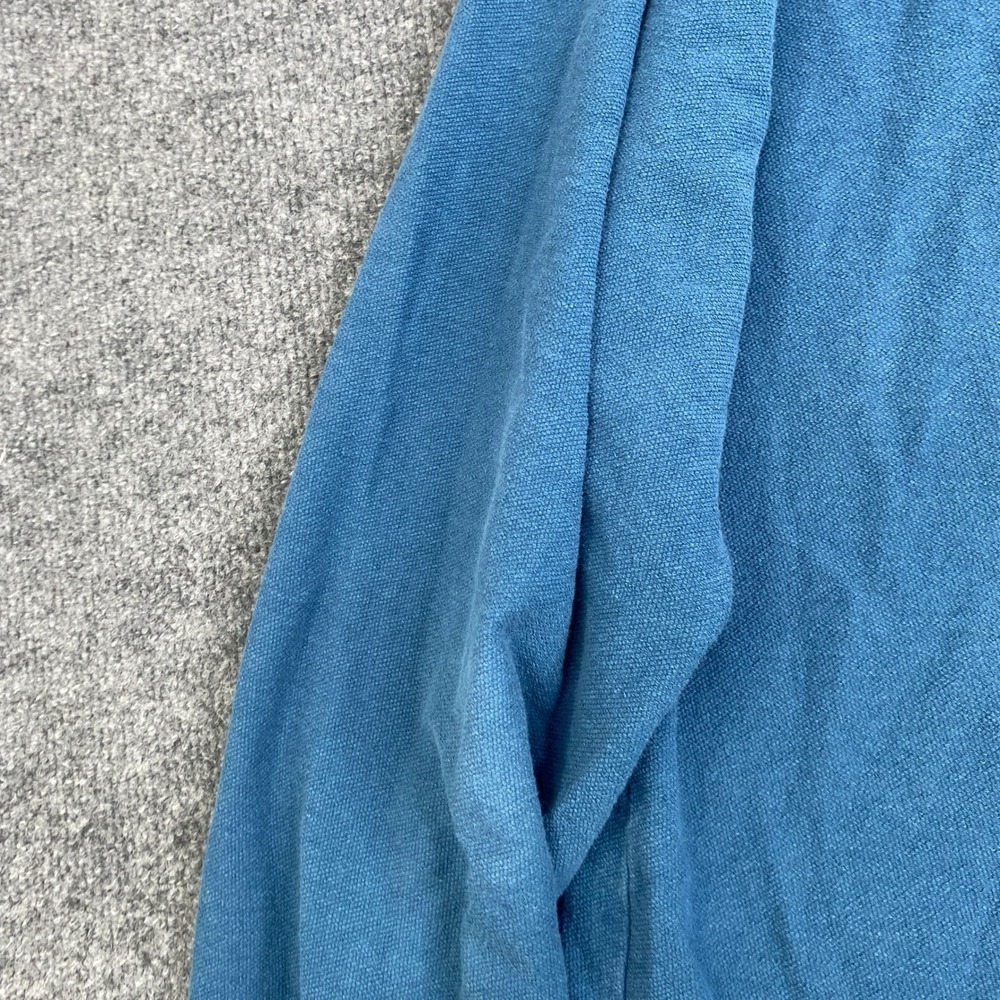 American Giant Mens XL Blue Cotton Pullover Hoodie Sweatshirt Made in USA - Picture 13 of 13